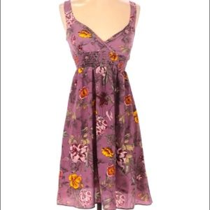 H&M Purple Floral A-line Dress